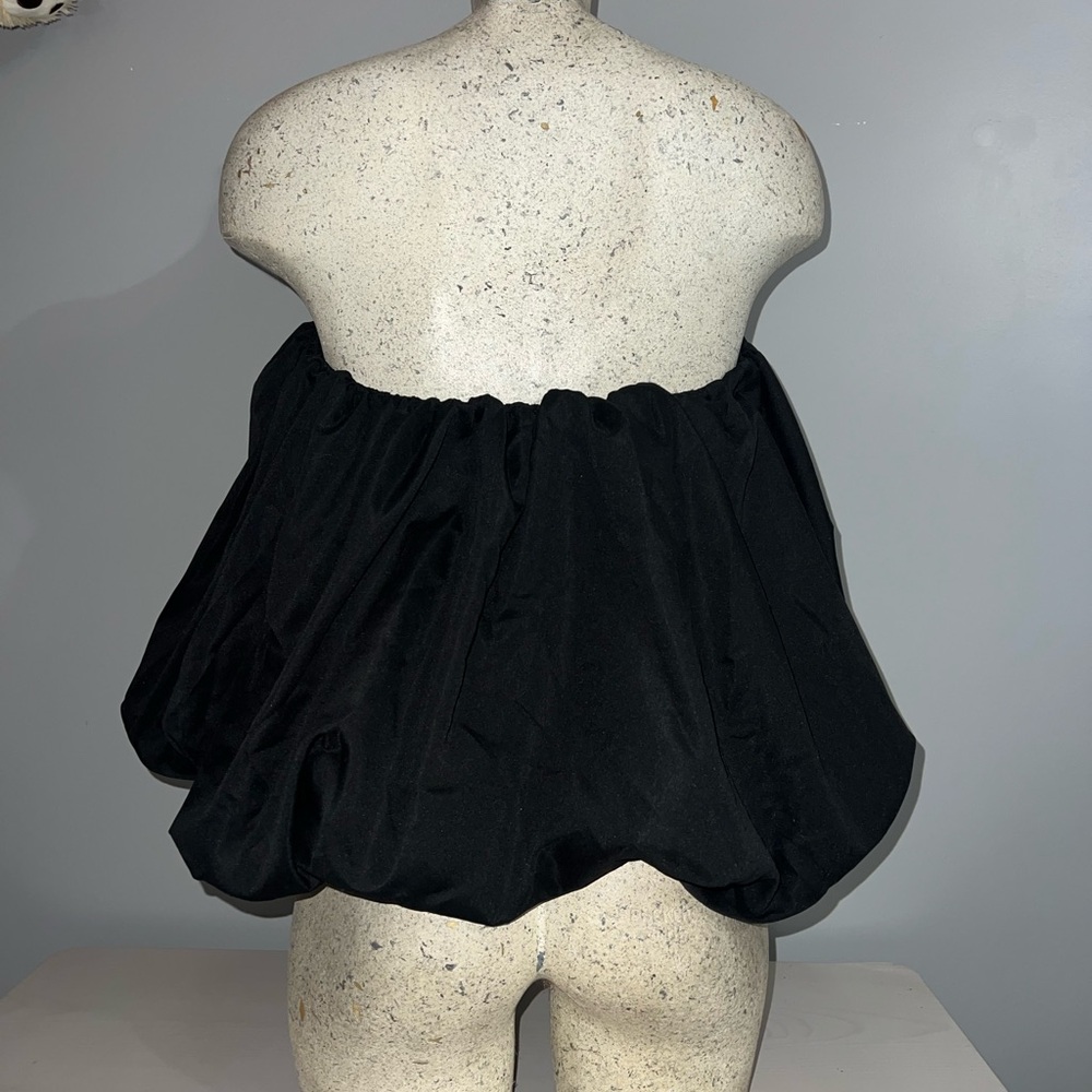NWOT Black bubble top/skirt small medium - Picture 6 of 6